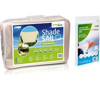 Voile de jardin GreenBlue UV, polyester, 4m carré, couleur crème, surface hydrophobe, GB504 + GB508