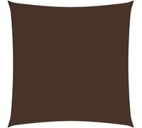 Voile de parasol Tissu Oxford carré 3,6x3,6 m marron
