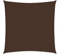 Voile de parasol tissu oxford carré 4,5x4,5 m marron