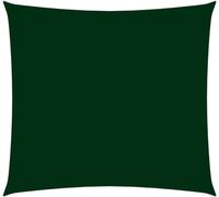Voile de parasol tissu oxford carré 4,5x4,5 m vert foncé
