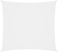Voile de parasol Tissu Oxford carré 5x5 m Blanc