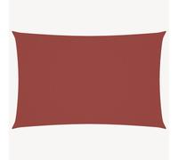 Voile de parasol tissu oxford rectangulaire 2,5x5 m terre cuite