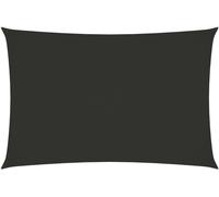 Voile de parasol tissu oxford rectangulaire 2x4,5 m anthracite