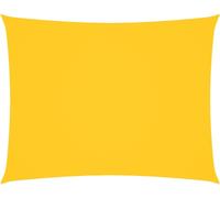 Voile de parasol tissu oxford rectangulaire 2x4 m jaune