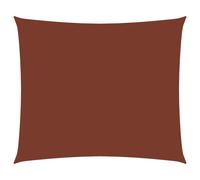 Voile de parasol tissu oxford rectangulaire 3,5x5 m terre cuite