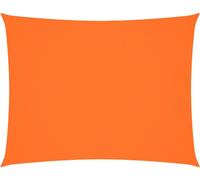 Voile de parasol tissu oxford rectangulaire 3x4,5 m orange