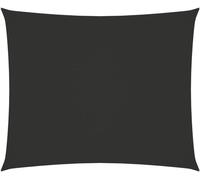 Voile de parasol Tissu Oxford rectangulaire 3x4 m Anthracite