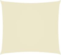 Voile de parasol tissu oxford rectangulaire 4x5 m crème