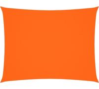 Voile de parasol tissu oxford rectangulaire 4x5 m orange