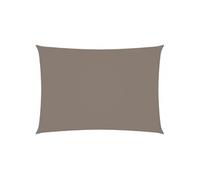 vidaXL Voile d'ombrage Oxford rectangulaire 4x5 m Taupe
