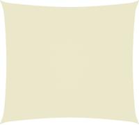 Voile de parasol tissu oxford rectangulaire 5x6 m crème