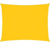 Voile de parasol tissu oxford rectangulaire 5x7 m jaune