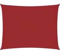 Voile de parasol tissu oxford rectangulaire 5x7 m rouge
