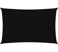 Voile de parasol tissu oxford rectangulaire 5x8 m noir