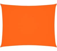 Voile de parasol tissu oxford rectangulaire 6x8 m orange