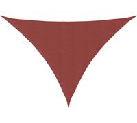 Voile de parasol tissu oxford triangulaire 4x5x6,4m terre cuite