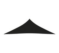 Voile de parasol tissu oxford triangulaire 5x5x6 m noir