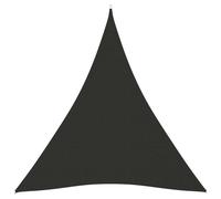 Voile de parasol tissu oxford triangulaire 5x6x6 m anthracite