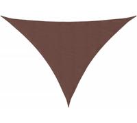 Voile de parasol Tissu Oxford triangulaire 5x7x7 m Marron