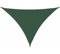 Voile de parasol Tissu Oxford triangulaire 5x7x7 m vert foncé