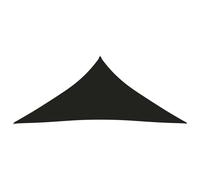 Voile de parasol tissu oxford triangulaire 6x6x6 m noir