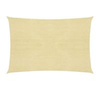 Voile D'ombrage 160 G/M² 6 X 7 M Pehd Beige Helloshop26 02_0008994 Multicolore