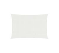 Voile d'ombrage 160 g/m² Blanc 2x5 m PEHD