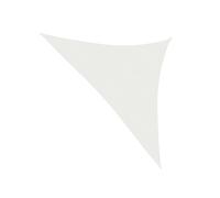 Vidaxl Voile D'ombrage 160 G/M² Blanc 3x3x4,2 M Pehd Blanc