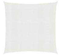 vidaXL Voile d'ombrage 160 g/m² blanc 6x6 m HDPE