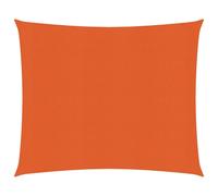 Voile d'ombrage 160 g/m² Carré Orange 4x4 m HDPE