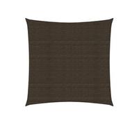 vidaXL Voile d'ombrage 160 g/m² Marron 5x5 m HDPE