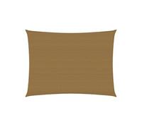 vidaXL Voile d'ombrage 160 g/m² Taupe 4x5 m HDPE