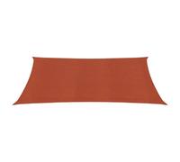 Voile d'ombrage 160 g/m² terre cuite 2,5 x 3,5 m PEHD 02_0009338