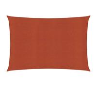Voile d'ombrage 160 g/m² Terre cuite 4x6 m PEHD