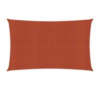 Voile d'ombrage 160 g/m² Terre cuite 5x8 m PEHD