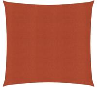 Voile d'ombrage 160 g/m² Terre cuite 6x6 m PEHD