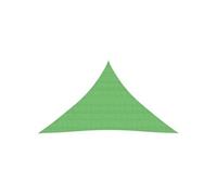 vidaXL Voile d'ombrage 160 g-m² Vert clair 3,5x3,5x4,9 m PEHD Vert G