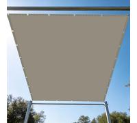 Voile d'ombrage 2 x 3 m Résistant à l'eau Voiles Ombrages Rectangulaire Imperméable Respirant pour en Plein Air, Jardin Terrasse, Taupe