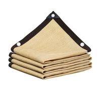 Voile d'ombrage 3m x 4m en polyéthylène haute densité - Œillets pour installation facile - Résistant au vent et indéchirable - 3mX4m
