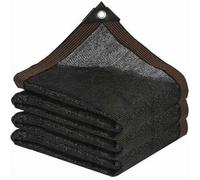Voile d'ombrage 3x10 m en HDPE respirant - Protection UV 90-95% - Design renforcé avec œillets - Pour terrasses et jardins