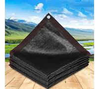 Voile d'ombrage 4x3 Imperméable avec Oeillets Toile d'ombrage 4x5 Filet Ombrage Jardin Balcon/Garage/Ferme/Voitures/Pergola,black-5x6m