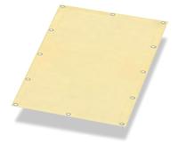 Voile d'ombrage 550x650cm/5.5x6.5m Jaune Sable Voiles Ombrages Imperméable Rectangulaire,Toile Solaire Imperméable en PES,Filet D'ombrage Rectangle,Résistant aux UV avec Oeillets Cordons pour Patio