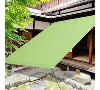 Voile d'ombrage 700 x 970 cm Protection UV, Anti-Déchirure, Coupe-Vent, Imperméable Voiles Ombrages Rectangulaire, Filet Ombrages avec Cordes pour Jardin, Terrasse, Balcon, Vert Tendre