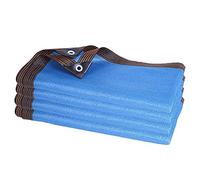 Voile D'Ombrage,75% Filet D'Ombrage Carport Jardin DéCoration Vie PrivéE Couverture VéGéTale Net Terrasse éCran Toile,pour Couvre Piscine Balcon Voiture Bleu (4mx8m/13.1ftx26.3ft)