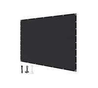 Voile d'Ombrage 90% 244x366cm Avec Oillets en Acier Inox Pour Extérieur Terrasse