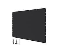 Voile d'Ombrage 90% 305x305cm Protection Solaire et Brise-Vue en PEHD 140g/m²