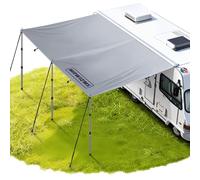Voile d'ombrage avec Bande passepoilée, auvent de Bus, auvent de Voiture, Caravane, Fourgon, Camping Car 3x240m, Rail Auvent(4.6-7mm), ÉTanche et RÉSistant aux UV