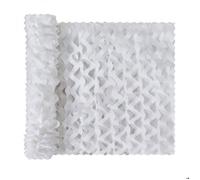 Voile d'ombrage camouflage, filet rectangulaire pour terrasse, jardin, toile résistante UV - 2 x 3 m - Blanc - Linxor