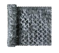 Voile d'ombrage camouflage, filet rectangulaire pour terrasse, jardin, toile résistante UV - 3 x 5 m - Gris - Linxor