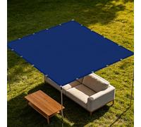 Voile d'ombrage Carré 1.8 x 2.8 m Résistant à l'eau Voiles Ombrages Respirant pour Patio Jardin Terrasse Extérieur, Sable, Bleu Foncé